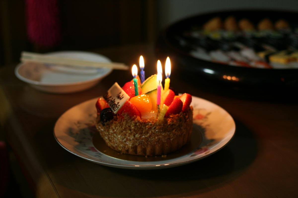 ５歳の誕生日ケーキ